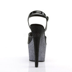 Grigio 18 cm ADORE-709OMBRE scintillare plateau sandali donna con tacco