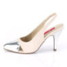 Beige 10 cm DREAM-405 Décolleté slingback per trans