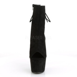 Nero faux suede 18 cm ADORE-1018FS stivaletti da pole dance