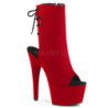 Red faux suede 18 cm ADORE-1018FS Pole dancing ankle boots