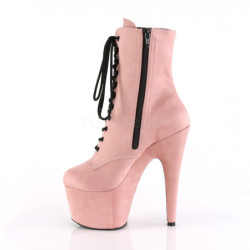 Rosa Ecopelle 18 cm ADORE-1020FS stivaletti con stringati