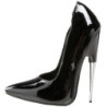 Black Shiny 15 cm SCREAM-01 Women Pumps Shoes Stiletto Heels