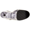 Transparent 25,5 cm BEYOND-008 extrem platform high heels shoes
