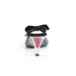 Trasparente 8 cm BELLE-301BOW Scarpe Zoccoli da Uomo