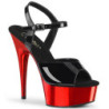 Rosso cromo plateau 15 cm DELIGHT-609 tacco alto pleaser