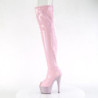 Rose 18 cm BEJ-3011-7 Hologram exotic pole dance overknee boots