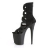 Leatherette 20 cm FLAMINGO-800-24 Platform Ankle Calf Boots