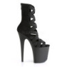 Leatherette 20 cm FLAMINGO-800-24 Platform Ankle Calf Boots