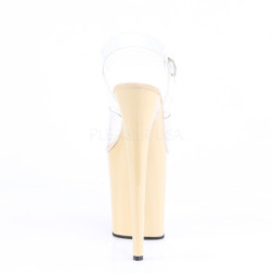 Beige 20 cm FLAMINGO-808 Plateau Tacchi Alti a Spillo