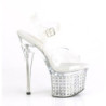 LED light platform 18 cm DISCOLITE-708FLP pole dance high heel sandals
