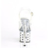 LED light platform 18 cm DISCOLITE-708DOTS exotic pole dance sandals