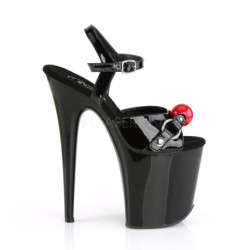 Patent 20 cm FLAMINGO-809GB platform sandals