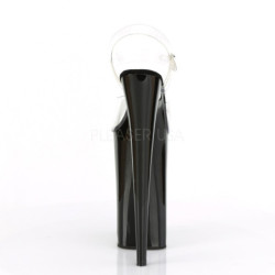 Transparent 25,5 cm BEYOND-008-3 extrem platform high heels shoes