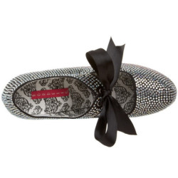 Grigio Strass Cristallo 14,5 cm Burlesque TEEZE-04R Plateau Scarpe Décolleté