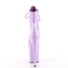 Verniciata 20 cm FLAMINGO-1021 stivaletti spuntate con tacco e piattaforma lavanda