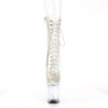 Transparent 20 cm FLAMINGO-1050C Exotic pole dance boots