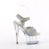 Transparent rhinestones platform 18 cm ADORE-RS pleaser high heels sandals