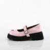 Rosa 6,5 cm RENEGADE-56 emo maryjane scarpe donna fibbia