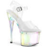 Transparent 18 cm ESTEEM-708RBP Hologram platform high heels shoes