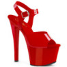 Red high heels 18 cm SKY-308N jelly-like platform high heels