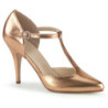 Gold Rose 10 cm VANITY-415 t-strap pumps high heels shoes women