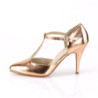Gold Rose 10 cm VANITY-415 t-strap pumps high heels shoes women