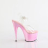 Transparent 18 cm ADORE-708HT Rose platform sandals heels shoes