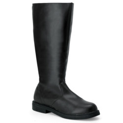 CAPTAIN-100 black captain boots cosplay halloween men's boots