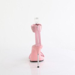 Rosa 11,5 cm CHIC-40 cinturini alla caviglia sandali tacchi a spillo in metallo