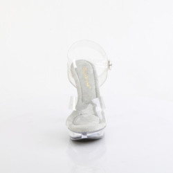 Transparent 13 cm COCKTAIL-507 platform sandals heels shoes