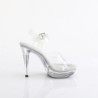 Transparent 13 cm COCKTAIL-507 platform sandals heels shoes