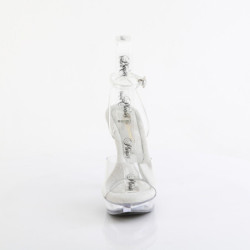 Trasparente 13 cm COCKTAIL-506 plateau sandali tacchi alti donna