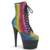 ADORE-RRS 18 cm pleaser high heels ankle boots strass