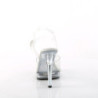 Transparent platform 12,5 cm GLORY-508 Fabulicious high heels sandals