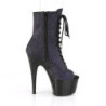 Purple glitter 18 cm ADORE-1021MBG Pole dancing ankle boots