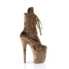 Velvet 20 cm FLAMINGO-1045VEL khaki heeled ankle + protective toe caps