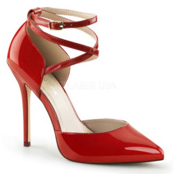 Rosso Vernice 13 cm AMUSE-25 Scarpe Décolleté da Sera