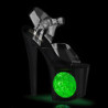LED light platform 19 cm CIRCLE-708LT exotic pole dance high heel sandals