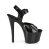 Black high heels 18 cm SKY-308N jelly-like platform high heels