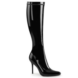 Shiny patent boots 13 cm CLASSIQUE-2000 pointed toe stiletto boots