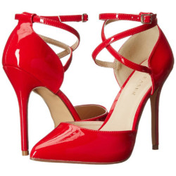 Rosso Vernice 13 cm AMUSE-25 Scarpe Décolleté da Sera