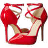 Red Varnish 13 cm AMUSE-25 High Heeled Evening Pumps Shoes