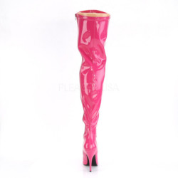 Pink Shiny 13 cm SEDUCE-3000 Thigh High Boots for Men