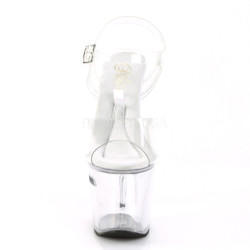 Transparent 18 cm TREASURE-708RAD tip jar platform stripper high heel shoes
