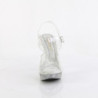 Transparent 11,5 cm ELEGANT-408-2 Bikini posing high heel shoes