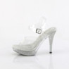 Transparent 11,5 cm ELEGANT-408-2 Bikini posing high heel shoes