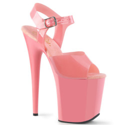 Rosa high heels 20 cm FLAMINGO-808N jelly-like pole shoes