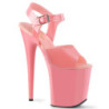 Rosa high heels 20 cm FLAMINGO-808N jelly-like pole shoes