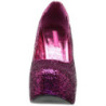 Pink Glitter 14,5 cm Burlesque TEEZE-06GW mens pumps for wide feets