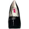 Nero Verniciata 14,5 cm Burlesque TEEZE-06W scarpe décolleté per piedi larghi da uomo